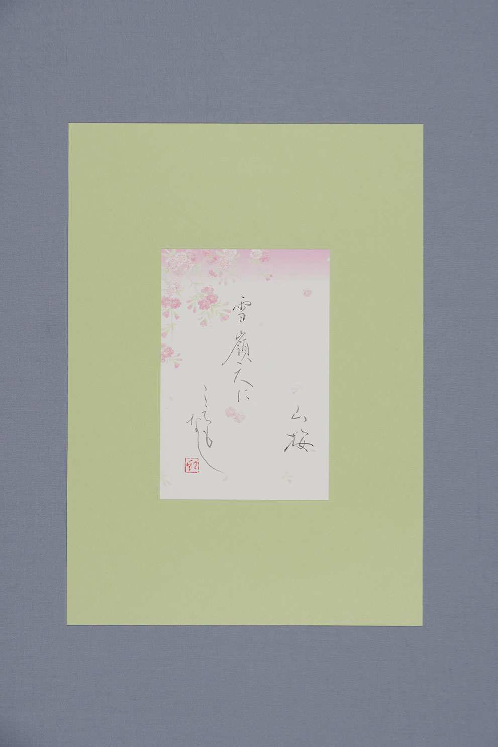 山桜 雪嶺天に こえもなし